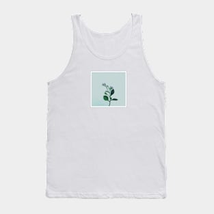 Real Floral Flower Plant Tank Top